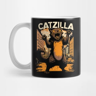 Kaiju Cat Monster - Catzilla Mug